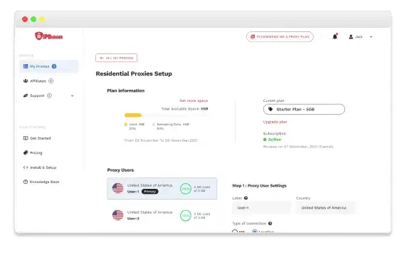 Easy Dashboards To Manage Your Proxies